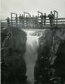 Glerárbrúin sem smíðuð var 1880