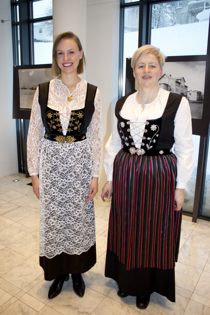 Berglind Mari og Lára Ágústa kátar í lok dags