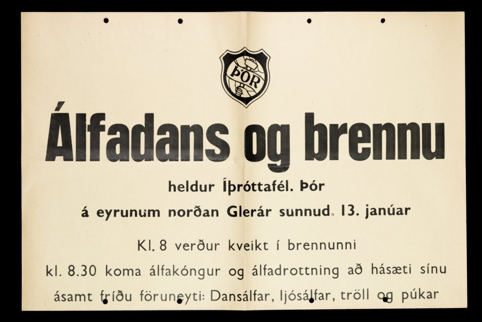 Álfadans og brenna Íþróttafélagsins Þórs