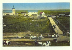 Grund á dögum Magnúsar Sigurðssonar. Myndin er frá 1905-1909