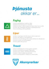 Þjónustustefna Akureyrarbæjar