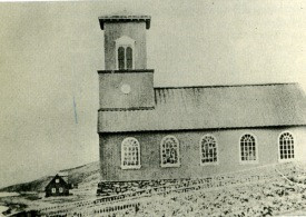 Akureyrarkirkja í upphaflegri mynd