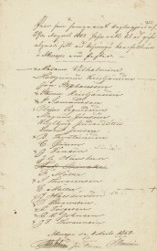 Kjörskrá á Akureyri 4. mars 1863