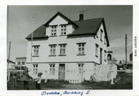 Brekka í Hrísey 1972. Mynd Jóhannesar Óla Sæmundssonar