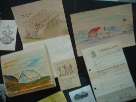 Skjöl á sýningunni