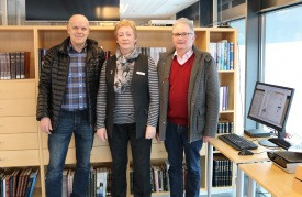 F.v. Helgi Örlygsson, Aðalbjörg Sigmarsdóttir, Eiður Gunnlaugsson