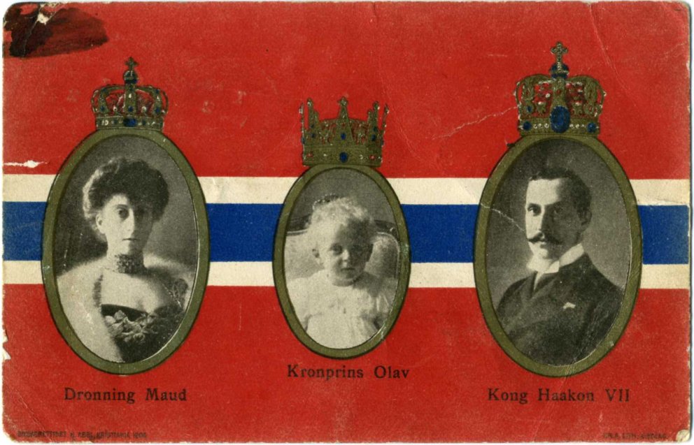 Jón vélfræðingur og norskt kóngafólk 1905