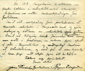 Fundargerð vatnsveitunefndar 4. október 1913