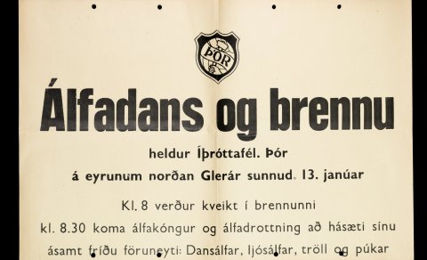 Álfadans og brenna Íþróttafélagsins Þórs