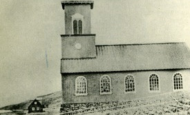 Akureyrarkirkja í upphaflegri mynd