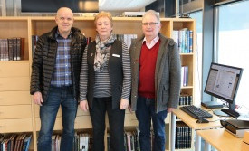 F.v. Helgi Örlygsson, Aðalbjörg Sigmarsdóttir, Eiður Gunnlaugsson