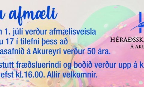 50 ára afmæli 1. júlí